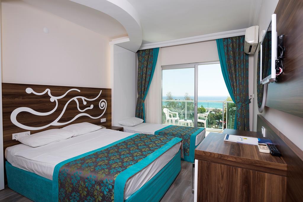 Kleopatra Blue Hawai Hotel Алания Номер фото